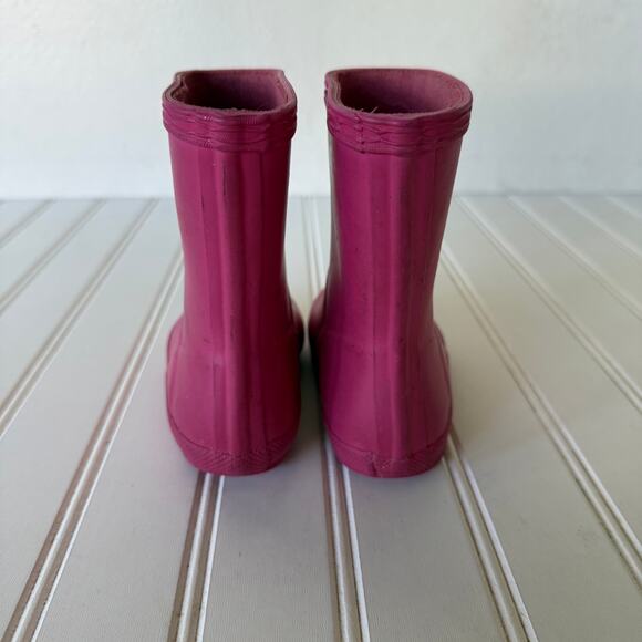 Baby Pink Hunter Boots size 7 - Picture 2 of 12